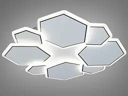 Стельова панель LED Diasha Z186-3WHITE, модель 70W, 3850 лм, IP20, гексагональна, для коридору, вітальні, спальні - мініатюра 2