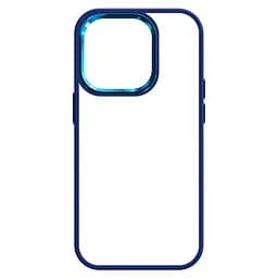Чехол для Apple iPhone 15 Pro, UNIT2, синий, ударопрочный, прозрачный противоударный чехол-накладка из TPU и поликарбоната (PC), с защитными бортиками, защита всего корпуса от ударов и царапин, ArmorStandart (ARM69981) - мініатюра 2