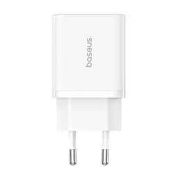 Мережевий зарядний пристрій Baseus Cube Fast Charger C+U 30W EU Cluster білий P10111404213-00 - мініатюра 4