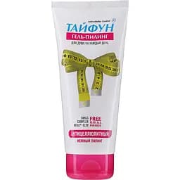 Гель для душа ФитоБиоТехнологии Тайфун Нежный пилинг антицеллюлитный 200 мл