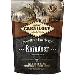 Сухой корм для взрослых собак всех пород Carnilove Adult Raindeer с олениной 1.5 кг