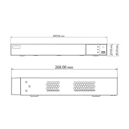 IP-відеореєстратор 16-канальний 12Mp TVT TD-3316H2-A2 (160-160) (77-00387) - мініатюра 4
