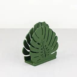 Дерев'яна серветниця VANZA LEAF Monstera lite - мініатюра 3