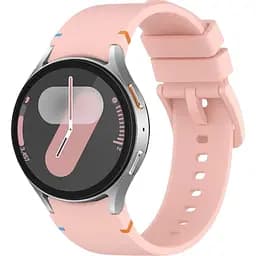 Силіконовий ремінець BeCover Tape для Samsung Galaxy Watch (20 mm) 3 41 mm/4 40mm-44mm/5 40-44mm/6 40-44mm/7 40-44mm Pink (712059)