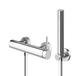 Смеситель для душа Kohlman Axel chrome настенный KPL-QW120A Хром