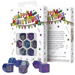 Набор кубиков Happy Birthday Dice Set: Streamers , 7 шт. (RHPB01)