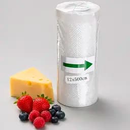 Пакети для вакууматора Yiwu 12х500 см в рулоні рифлені прозорі для продуктів
