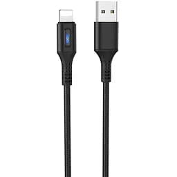 USB Cable Hoco U79 Admirable Smart Power Lightning Black 1.2m