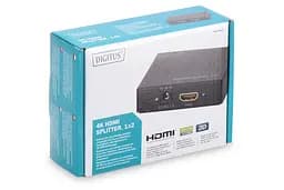Подовжувач Digitus 4K HDMI Splitter, 2-port - мініатюра 5
