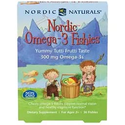 Жирные кислоты Nordic Naturals Nordic Omega-3 Fishies, 36 желеек