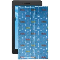 Чехол StatusCASE из экокожи для планшета Lenovo Tab E7 TB7104L Фэшн голубой