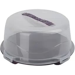 Тортовщица Violet House 0011 Prune, сливовая-белая (0011 круглая большая Prune)