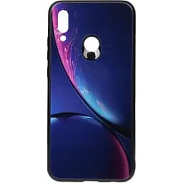 Чохол-накладка Toto Print Glass Space Case HuAwei P Smart 2019 Blue