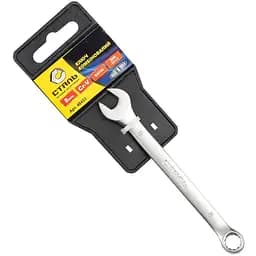 Ключ комбiнований Сталь Cr-V Satin 8 мм з підвіскою (106832)