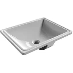 Умивальник врізний під стільницю Imprese прямокутний 41x52x16 см white c06900103SQ, Білий