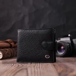 Чоловічий шкіряний гаманець ST Leather 11,5х9,5х2 см acs0028298 - мініатюра 7