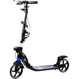 Самокат Best Scooter складаний 64х16х93-103 см Чорно-блакитний 000231311