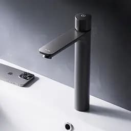 Змішувач для умивальника Am.Pm X-Joy TouchReel високий black F85A92522 Чорний матовий - мініатюра 2