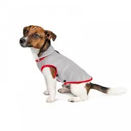 Жилет Pet Fashion Fleecy для собак, розмір M, сіро-червоний - мініатюра 3
