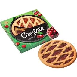 Пирог песочный Бісквіт-Шоколад Crostata вишня, 370 г