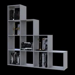 Стеллаж Doros Степь 4х4 Серый открытый 136.2х28.8х140.7 (41516179)