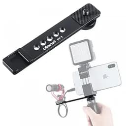 Адаптер кронштейн Ulanzi Vijim Extenal Cold Shoe Mount UV-1391 PT-7 Black - мініатюра 2