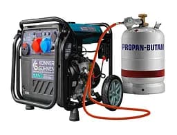 Інверторний генератор газ/бензин Konner&Sohnen 8/8.5 кВт KS 8100iEG 1/3