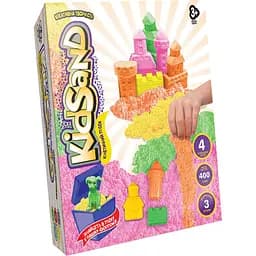 Набор креативного творчества Danko Toys KidSand Кинетический песок 400 г KS-04-02U  