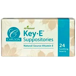 Суппозитории Carlson Key E Suppositories от геморроя с витамином Е 24 шт.