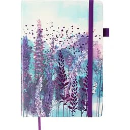 Блокнот діловий Buromax Cherie А5 96 арк. в лінійку обкладинка штучна шкіра фіолетовий (BM.295205-07)