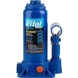 Домкрат гідравлічний телескопічний Iron Hand 3т 180-343 мм 3.1 кг кейс (IH-180350D-K)