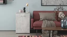 Стіл-тумба трансформер Смарт 1 Ferrum-decor 750x1450x500 ДСП Бетон 16 мм (FRD-105073) - мініатюра 15