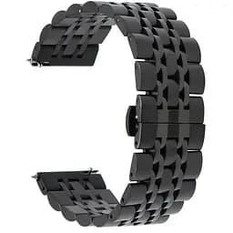 Ремінець BeWatch Classic сталевий Link шириною 22 мм Black (1021401.9)