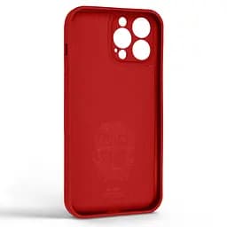 Силиконовый чехол для Apple iPhone 13 Pro Max, Icon Ring, красный, панель-накладка, с кольцом-подставкой на 360°, противоударный, возможность использования магнитных держателей, ArmorStandart (ARM68675) - мініатюра 2