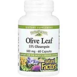 Екстракт оливи Natural Factors Olive Leaves, 90 таблеток