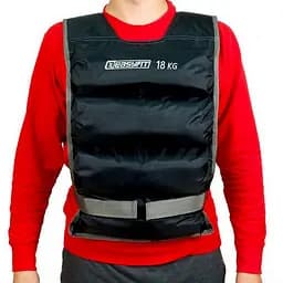 Жилет утяжелительный EasyFit EF-VST-18 черный 18 кг