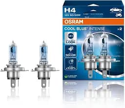 Комплект галогенових ламп OSRAM 64193CBN-2HB H4 Cool Blue Intense Next Gen +100% 60/55W 12V P43t (2 шт) - мініатюра 3