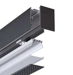 LED профіль підвісний з розсіювачем PC матовий опал KLOODI KLP5175HCF 3 - мініатюра 2