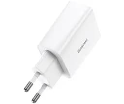 Мережевий зарядний пристрій Baseus Speed Mini PD Charger 20W (CCFS-SN02) White [67420] - мініатюра 2