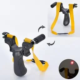 Рогатка, 11 см, приціл-лазер, рівень, на батарейках, 12x16x4 см