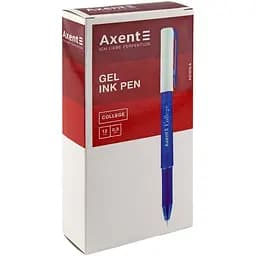Набір гелевих ручок Axent College синій 12 шт. (AG1075-02-A)
