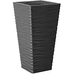 Горщик для квітів Form-Plastic Sahara slim квадро-40 77.5 л антрацит (3970-014)