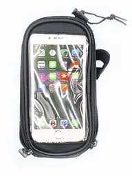 Велосумка на раму Roswheel 012 для смартфона 6" черно-серый (G00004531)