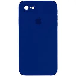 Чохол Epik Silicone Case Square Full Camera Protective AA для Apple iPhone 7/8/SE 2020 4.7 Синій/Deep navy