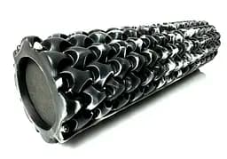 Масажний ролик EasyFit Plexus 45 см Чорно-білий (EF-3341-3-BW)