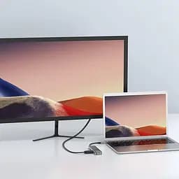 Розгалужувач хаб - мультиадаптер Hoco HB23 Easy view - Type-C to 4K HDMI LAN 60W - мініатюра 6