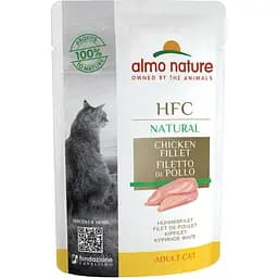 Влажный корм для кошек Almo Nature HFC Cat Natural куриное филе 55 г