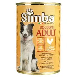 Влажный корм для собак Simba Dog Wet, курица с индейкой, 415 г (70009027)