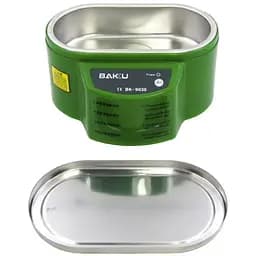 Ультразвуковая ванна Baku BK9030 с металлической крышкой (однорежимная 30W, 0.7L)