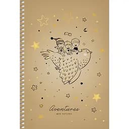 Тетрадь для записей Student А5, в клеточку, спираль, 96 л., Летим (A5-SC-096-6100K)